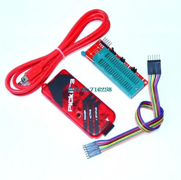 KIT3 PICKIT 3 PICKIT3 Programmer + PIC ICD2 PICKit 2 PICKIT 3 Programming Adapter Universal Programmer Seat