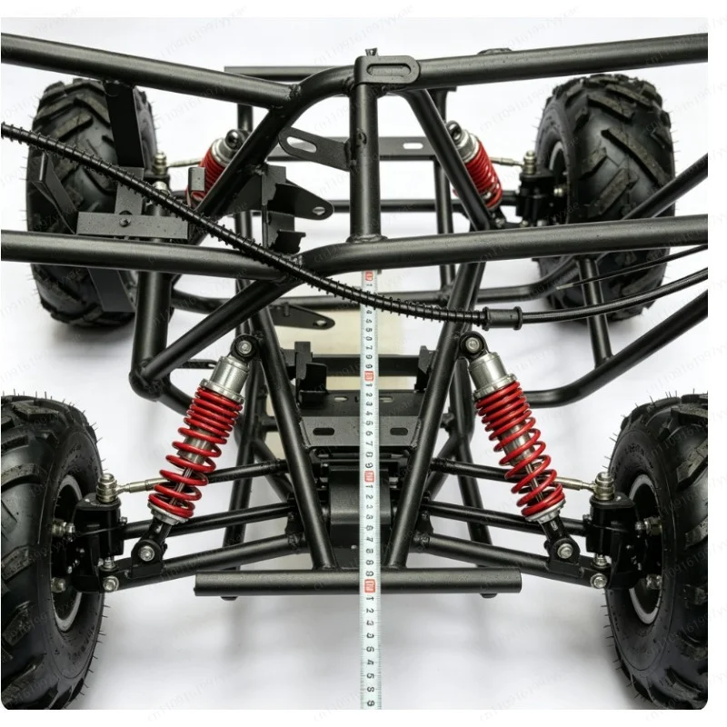 ATV Quad Modified Full Accessory Kit, Frame Suspension Rear‑Axle with 8‑Inch Off‑Road Tires