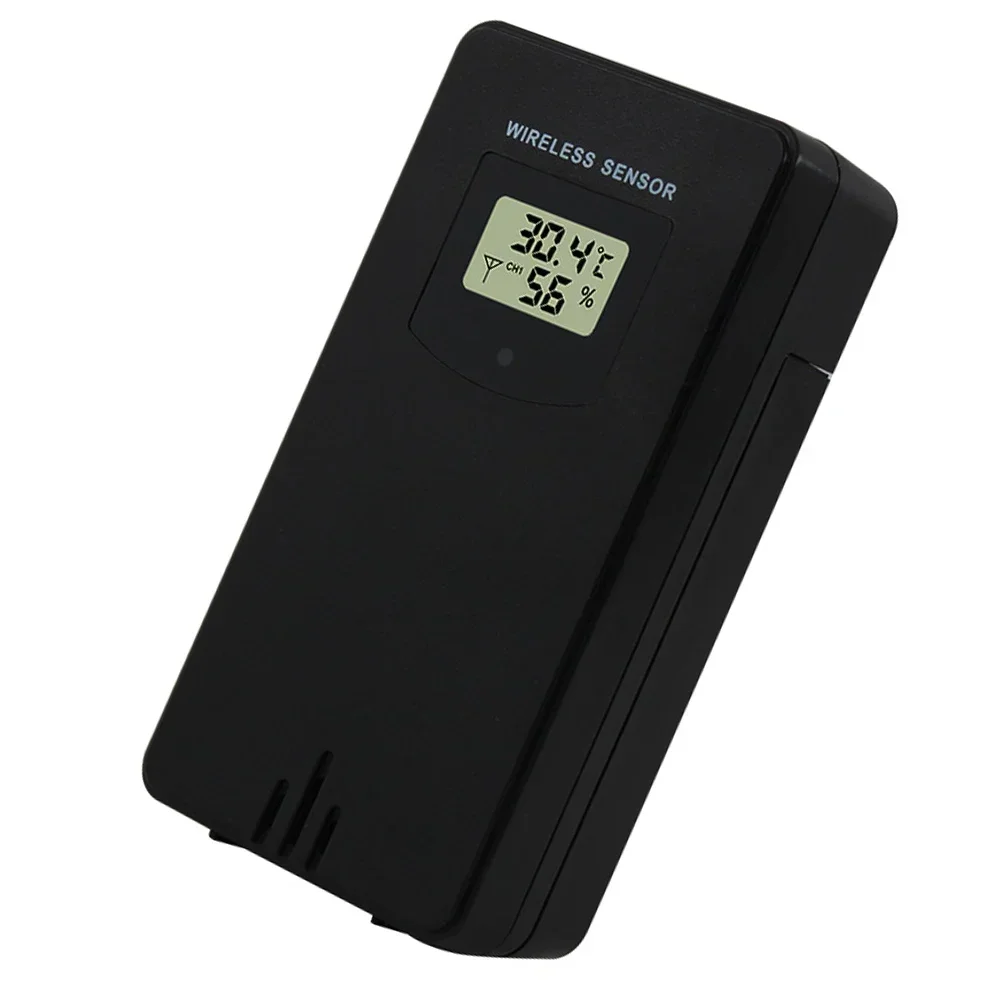 Imagem -03 - Sensor Externo sem Fio Transmissor Interno Medidor de Temperatura e Umidade Higrômetro Termômetro para Estação Meteorológica Fanju