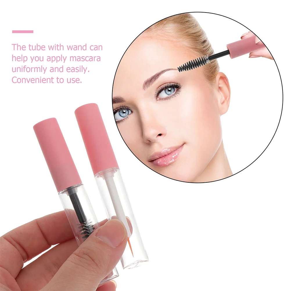 

1Set Empty Mascara Tube Eyeliner Bottle Reusable Clear Compact Leakproof Multi-Functional for Eyelash Brow Liquid Dispenser