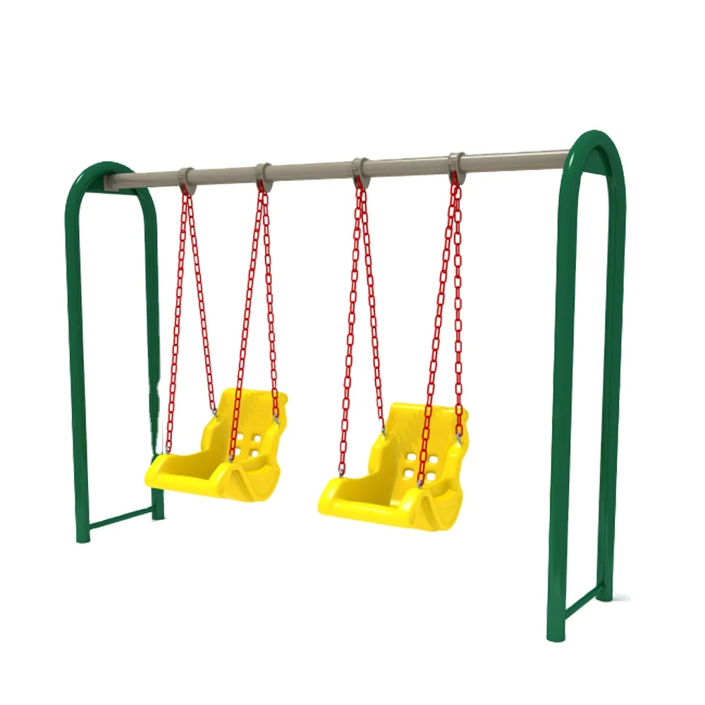 Outdoor kids play swing for playground