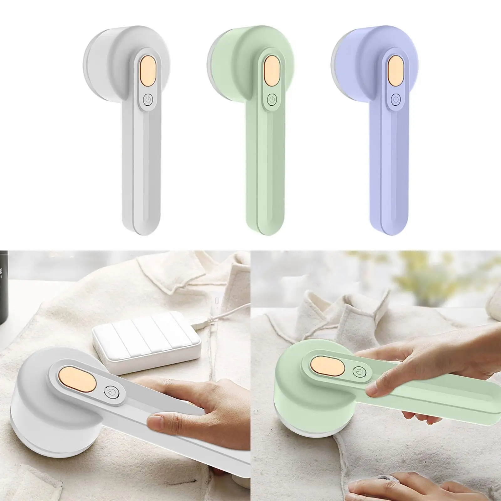 Rasoio in tessuto rimuovi Fuzz portatile USB Powered 6 Blade Fluff Remover Bobbles Trimmer Fuzz Remover per mobili divano vestiti