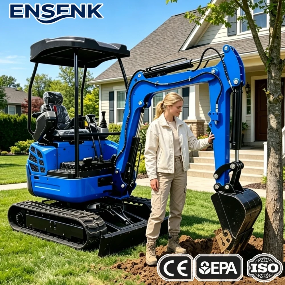 Diesel Powered Mini Excavator 1.8Ton With Kubota Engine And Pelle Hydrauliques For Construction Equipment Bagger Europa Sale