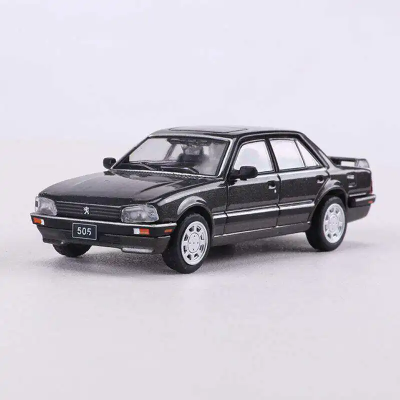SHADOW Modelo de Auto a Escala 1:64, Peugeot 505 Sedán, Realista, Fundido a Presión