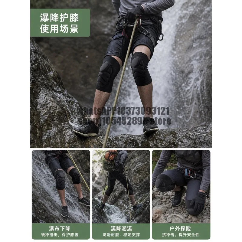 Knee pads elbow pads Waterfall special anti-skid anti-collision injury sports men and women rock climbing surfing rafting