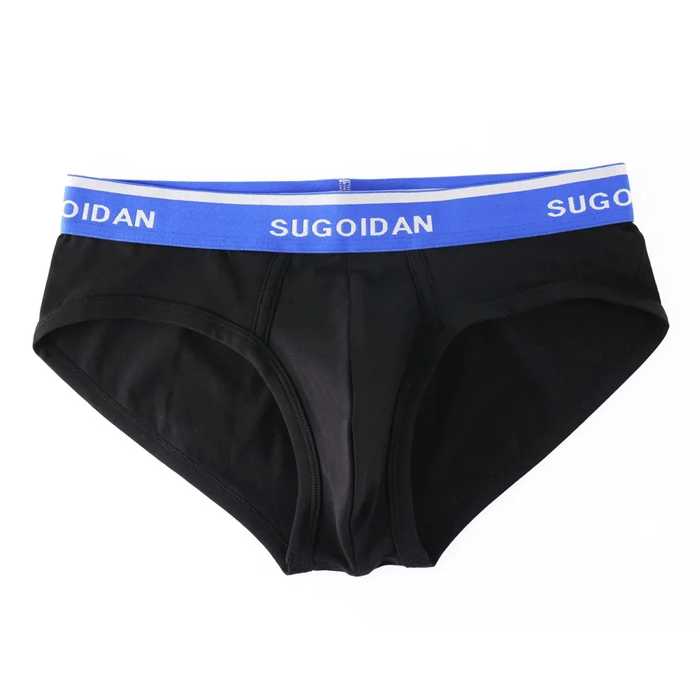 ملابس داخلية قصيرة مثيرة للرجال من القطن تسمح بمرور الهواء ومريحة وامتصاص العرق سراويل رياضية للمراهقين بخصر منخفض على شكل حرف U ملابس داخلية محدبة