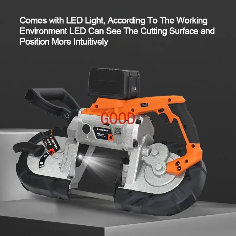 منشار كهربائي عالي الدقة يعمل بالبطارية، منشار قطع معدني محمول باليد، أداة كهربائية لمنشار ماكيتا الترددي الكهربائي