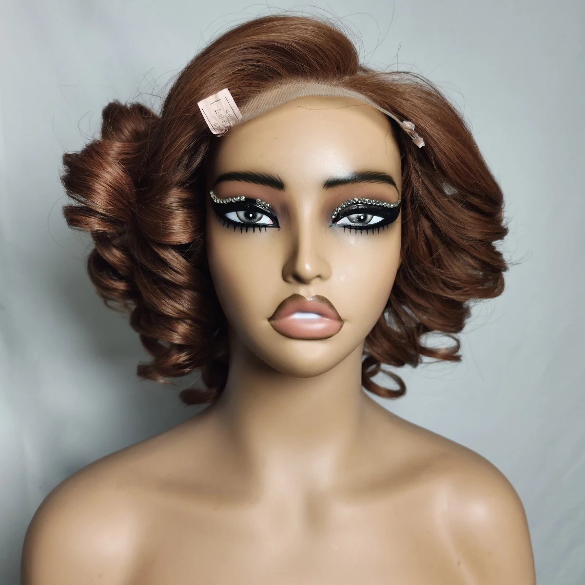 Bounce Curly Lace Front Wigs 4x4 Lace Closure Human Hair Wigs  Human Hair Wig Colored Lace Closure Wigs HairUGo