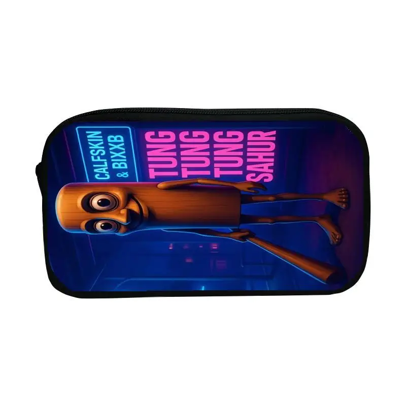 Tralalero Tralala sac à crayons nouveau Tungtung Sahur Brainrot dessin animé papeterie étui enfants retour à l'école stylo pochette enfants cadeaux