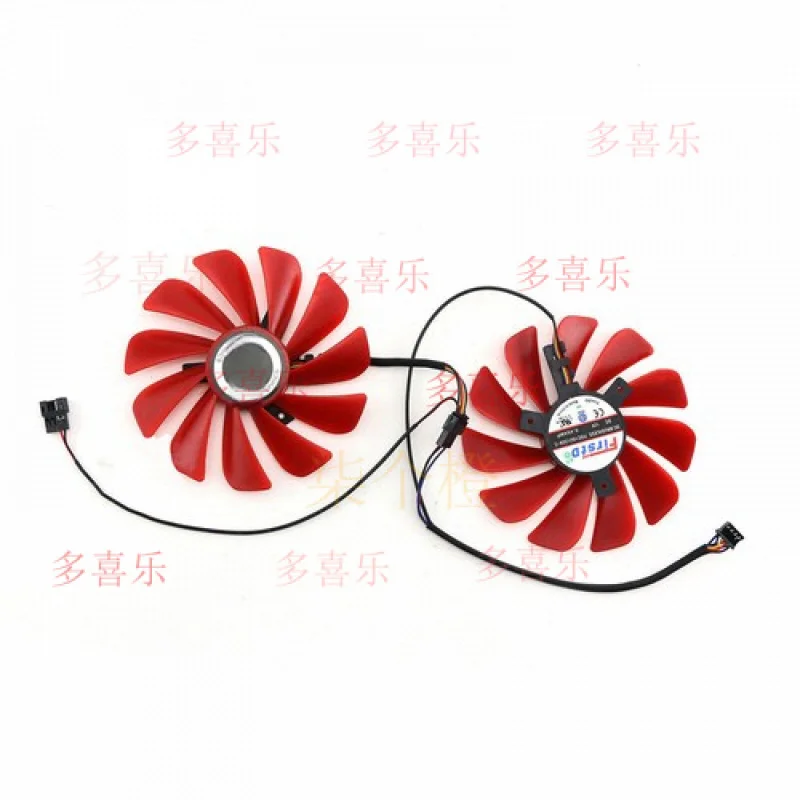 QQ для XFX RX Vega56 RX 580 590, охлаждающий вентилятор для видеоGPU FDC10U12S9-C, вентилятор для видеокарты