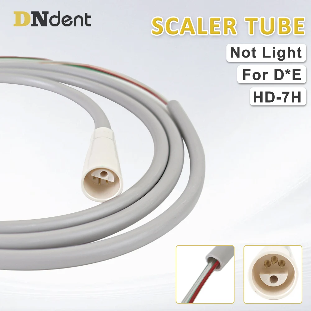 Dental Ultrasonic Scaler Cable Tube Fit For D*E&Satalec HW-7H Ultrasonic Scaler Handpiece Pipe Hose Without Light