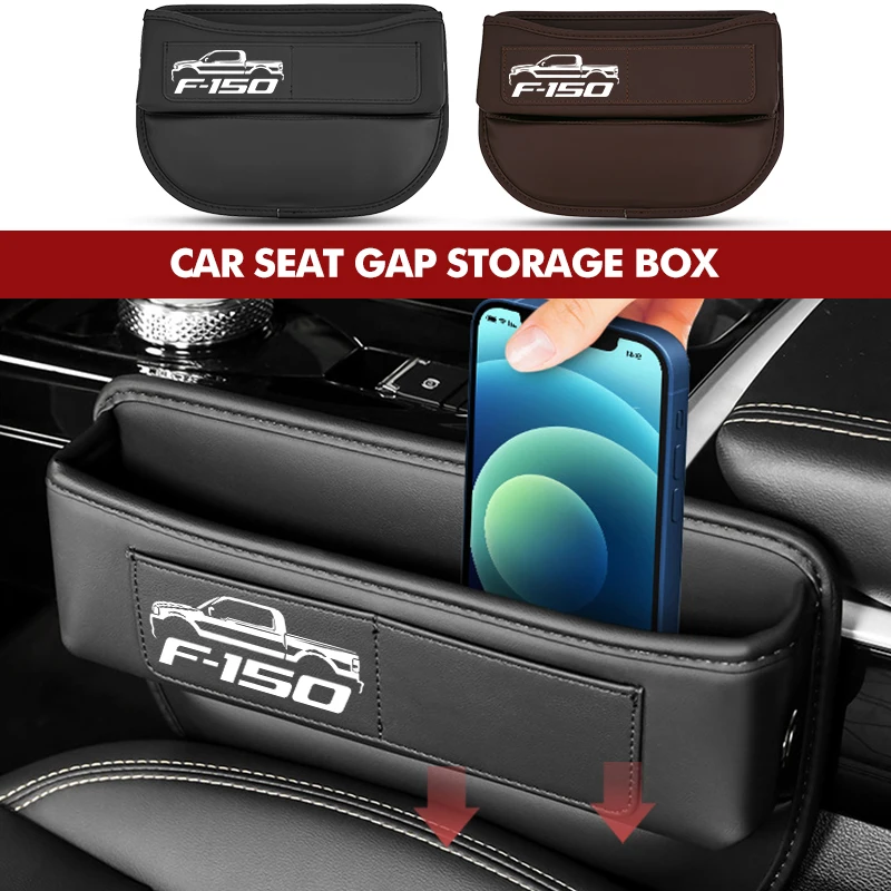 Caja organizadora para huecos de asiento de coche, accesorios de decoración para Ford Edge KA Escort Fiesta Focus Fusion Mustang TAURUS Ghia