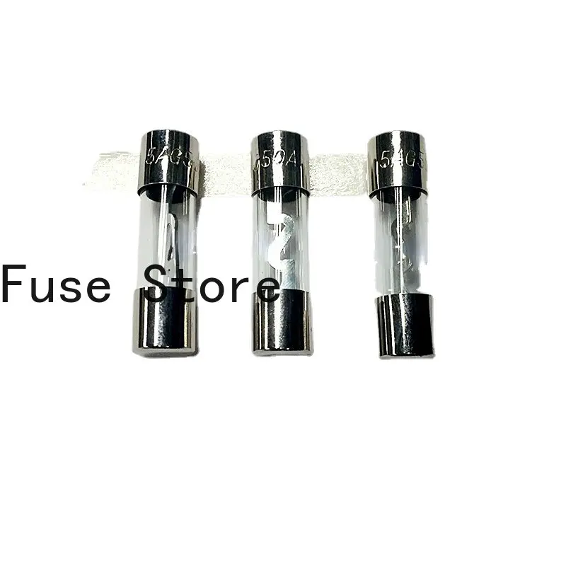 

5PCS 5AG Explosion-proof Glass Fuse Tube Tubular 10*38mm 0.5A 32V