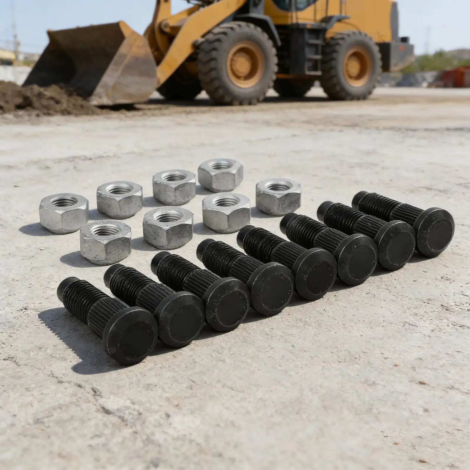 

Комплект из 8 болтов и гаек для колес Bobcat, запасные части для моделей 643, S76, S770, S570, S130, 632, с номерами деталей 6709170, 6564669