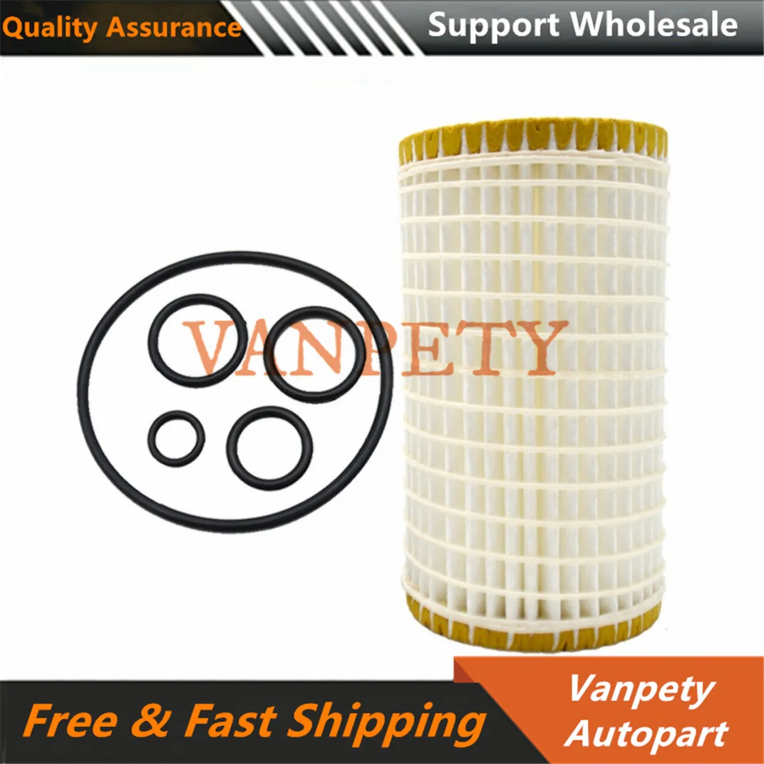 NEW 1/3/6PCS Engine Oil Filter 0001802609 For Mercedes-Benz C CL CLK CLS E S SLK G ML A0001802609 091 33007 058  Hu718/5x