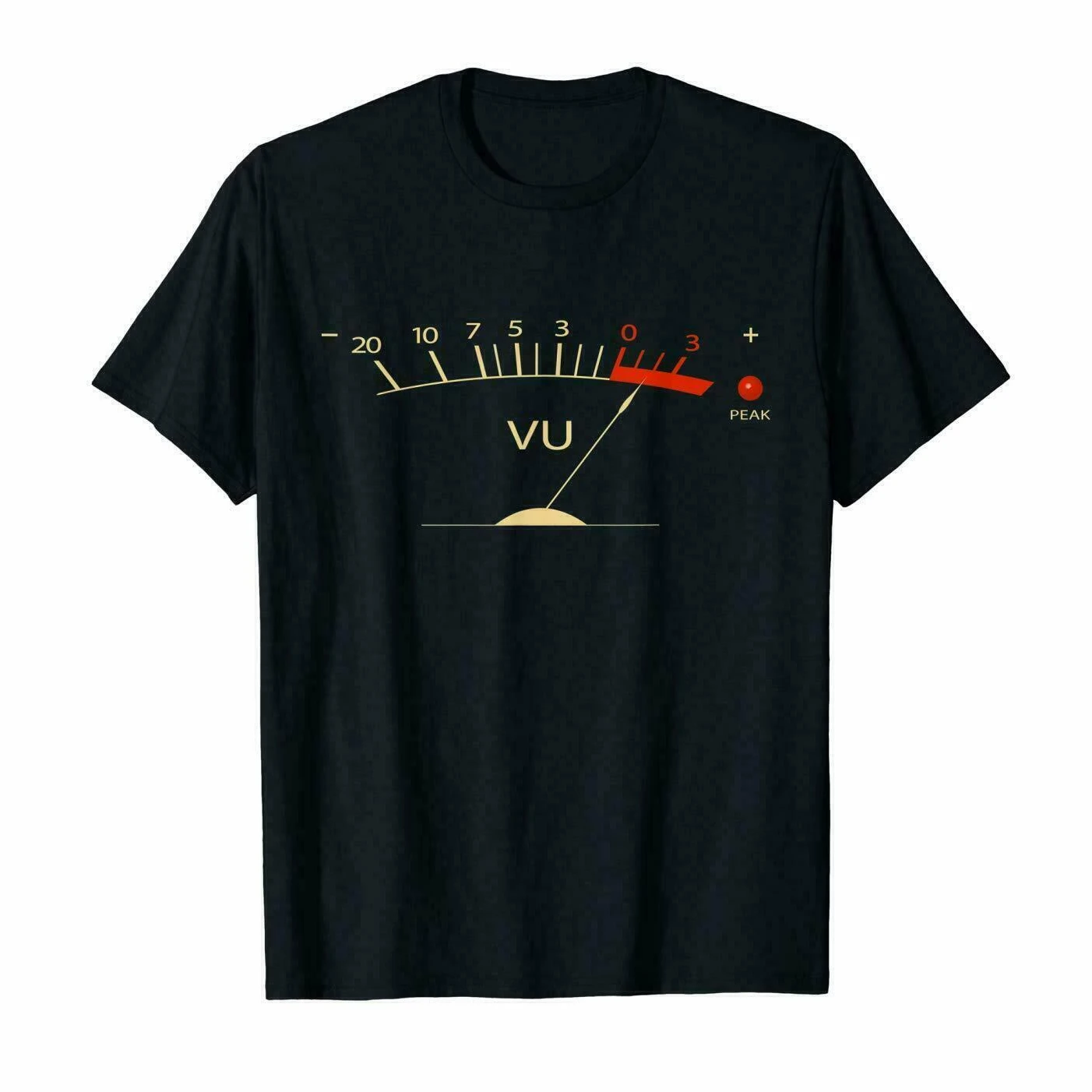 Vintage Stereo VU Meter Hi-Fi Mens T-Shirt. Summer Cotton Short Sleeve O-Neck Unisex T Shirt New Gift S-3XL