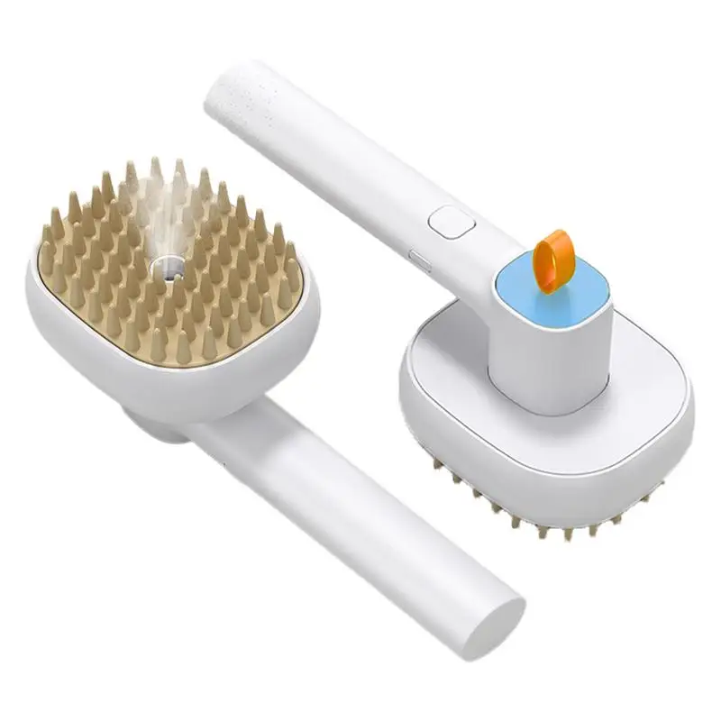 Cat Steam Brush For Shedding Pet Grooming Comb Anti Flying Hair Puppy Steam Washing Brush Electric Tool No Heating Required