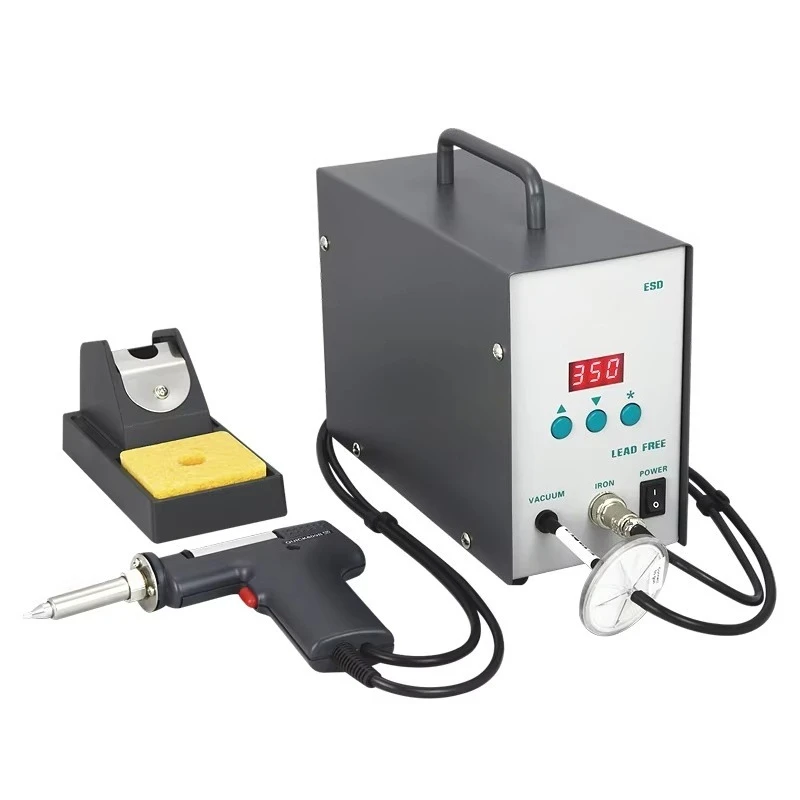 201B Hot-Air Desoldering Station 120W Quick Desoldering Solder Sucker Low Noise Diaphragm Pump CE Welding Soldering Supply