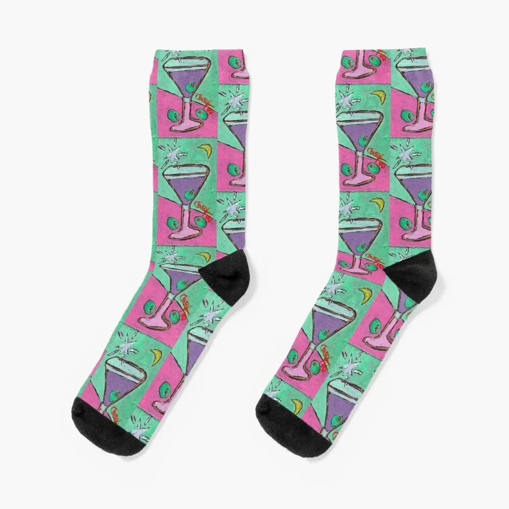

Martini 2 Socks anti slip football loose luxury sports and leisure Woman Socks Men's