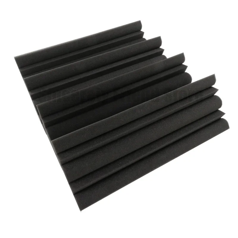 4/8Pcs 12 x 12 x 48 cm Acoustic Soundproof Foam Flame Retardant Corner Bass Trap Sound Absorption Studio Foam High Density