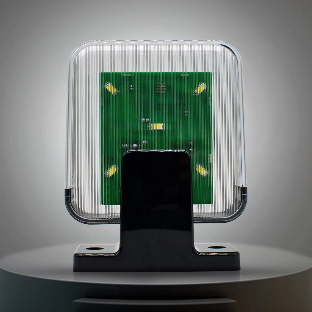 

Светодиодный проблесковый маячок AC/DC 12-265В для ворот, сигнальная лампа-вспышка для распашных/раздвижных ворот/барьерных ворот