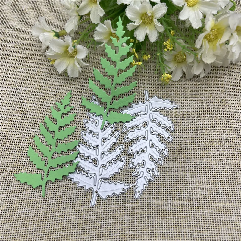 2PCS leafage Frame  Metal Cutting Dies Stencils For DIY Scrapbooking Decorative Embossing Handcraft Template