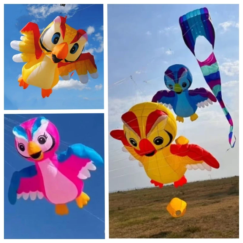 Owl Kite Pendant Nylon kites Soft kites flying ultra large kite inflatable show kite flying bird spinning boy rope gel blaster