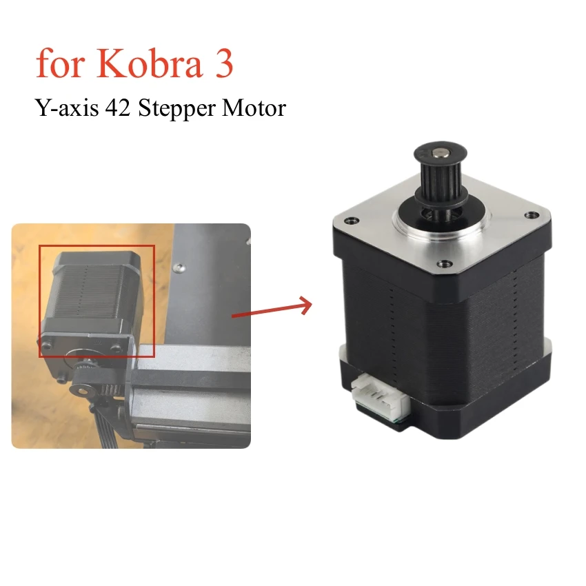 1 PCS Replacement Motor for Kobra 3 Y-axis 42 Stepper Motor 3D Printer Accessories