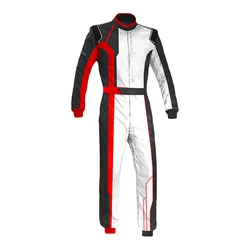 Motorrad-Einteiler, wasserdichte Go-Kart-Anzüge, verschleißfester Racing-Einteiler, elastische Onesies, Polyesterfasern, Biker-Kleidung, S-4XL