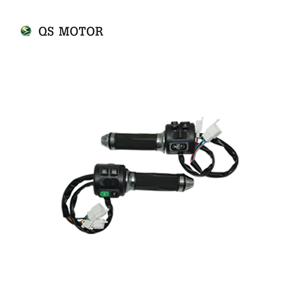 QSMOTOR-Kit de conversión de Motor de accionamiento medio, controlador de EM200-2 en Panel de refrigeración grande para motocicleta eléctrica, QS138, 3kW, V3, 72V, 100KPH