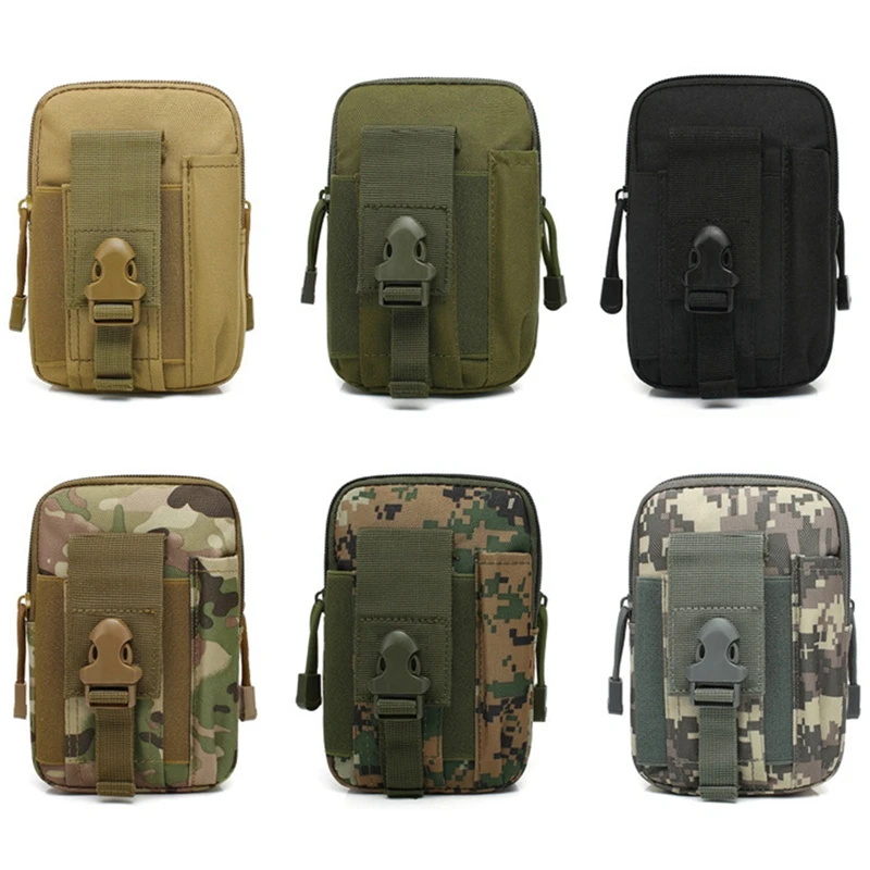 Men‘s Waterproof Outdoor Sport Hiking Hunting Working Belt Molle Mobile Phone Bags, Travel Tools, Waist Pack, Bum Bag Pouc