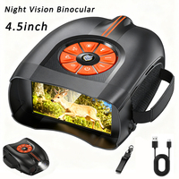 New 4K HD Night Vision Binoculars 4.5 inch 800M 10X Digital Zoom Infrared Binocular for Camping Wildlife Hunting Telescope