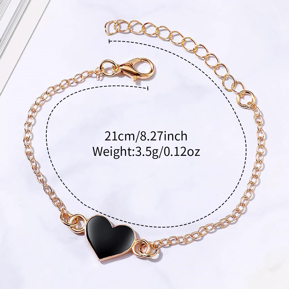 2PCS/Set Fashion Rhinestone Women Watches Heart Bracelet Set Casual Leather Quartz Wrist Watch images - 6