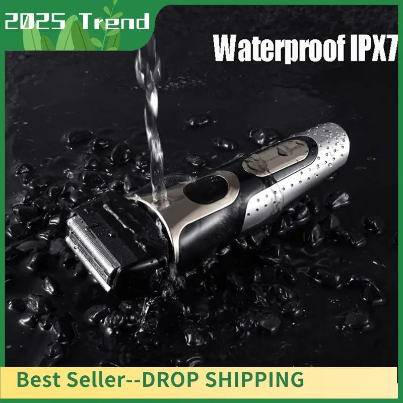 ATP34!- Reciprocating Shaver USB Charging Hair Cutting Machine Men Beard Trimmer