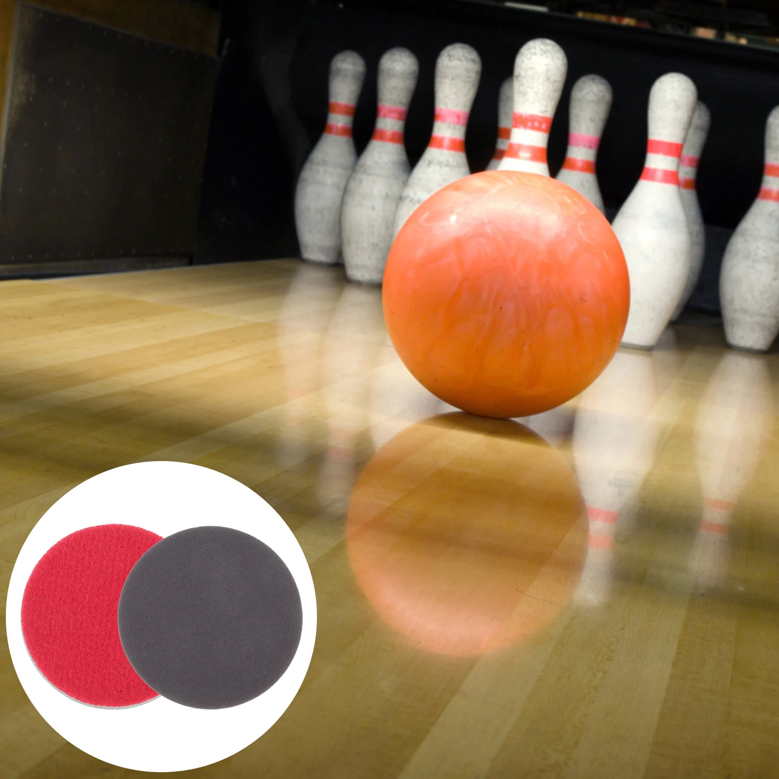 

8pcs Bowling Ball Polishing Pads 2 Inch 80 100 120 150 180 240 320 400 Grit Cleaner Sanding Set for Men Accessories