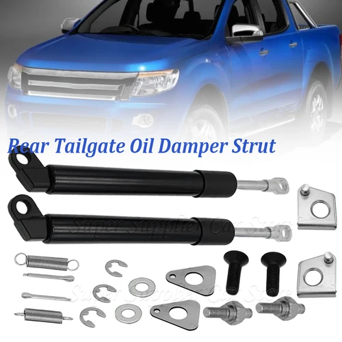 Imagen 2 del producto Para Mazda BT-50 2012-2018 y Ford PX Ranger: Amortiguador de Acero para Puerta Trasera, Retraso y Ascenso Fácil