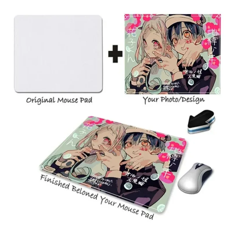 Small size customized photo mouse pad, 22 * 18 * 2mm, support uploading pictures, waterproof and anti-fouling