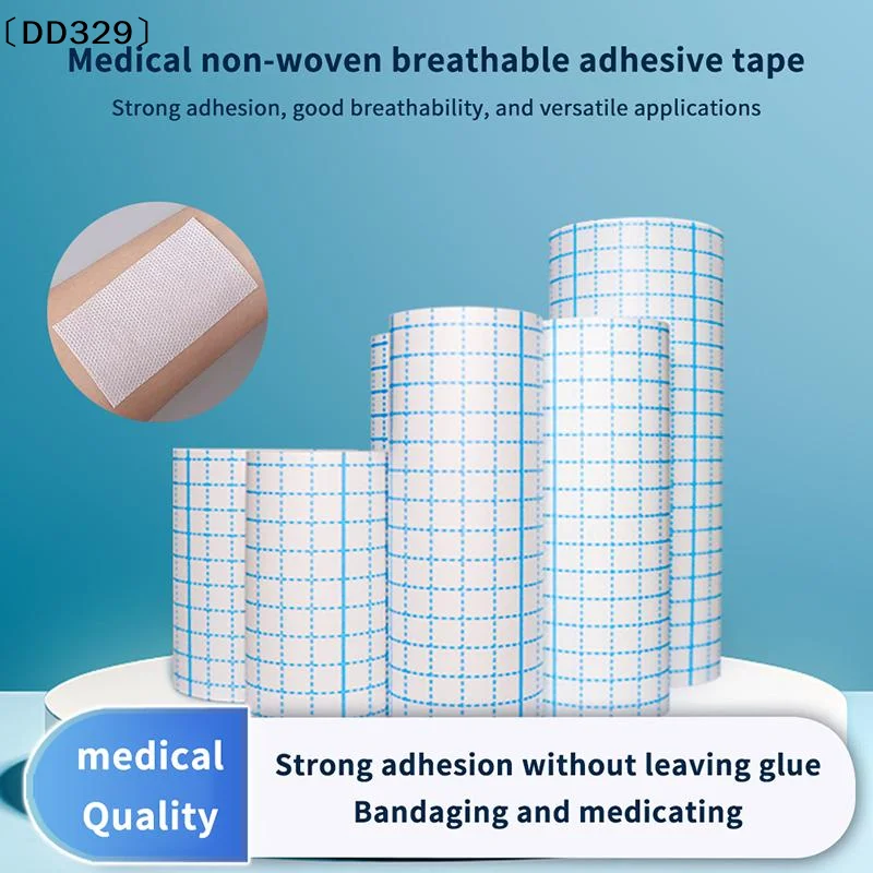 1Roll Skin Healing Protective Soft Fabric Cloth Adhesive  Wound Dressing Fixation Bandage Non-Woven Breathable Tape〔DD329〕