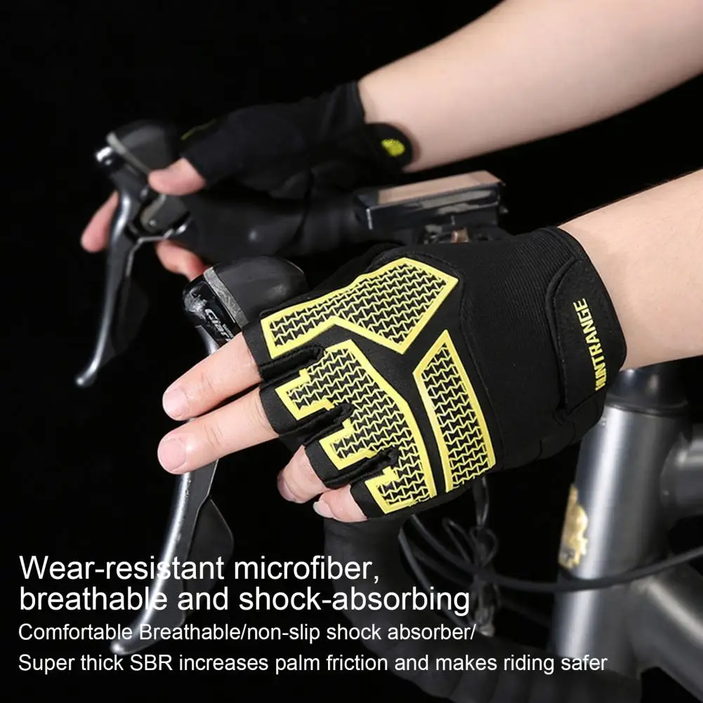 

Weight Lifting Gloves Pain Relief Gloves Breathable Shock-absorbing Half Finger Fitness Gloves for Bodybuilding Weight for Men