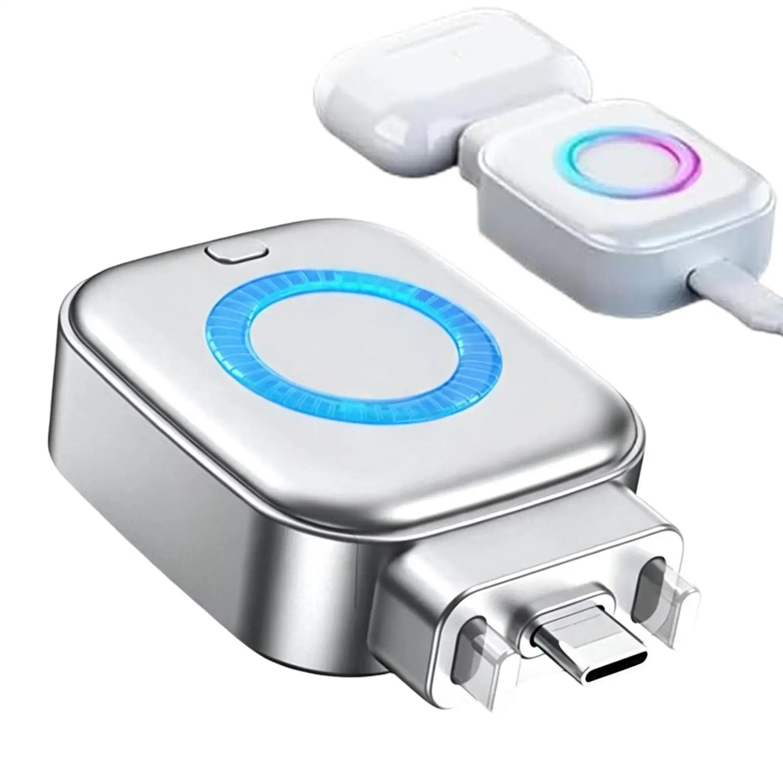 1pc 140W Smart Auto Stop Charging Adapter Type C Full Charge Disconnect Protector Overcharge Protection for Phone Laptop