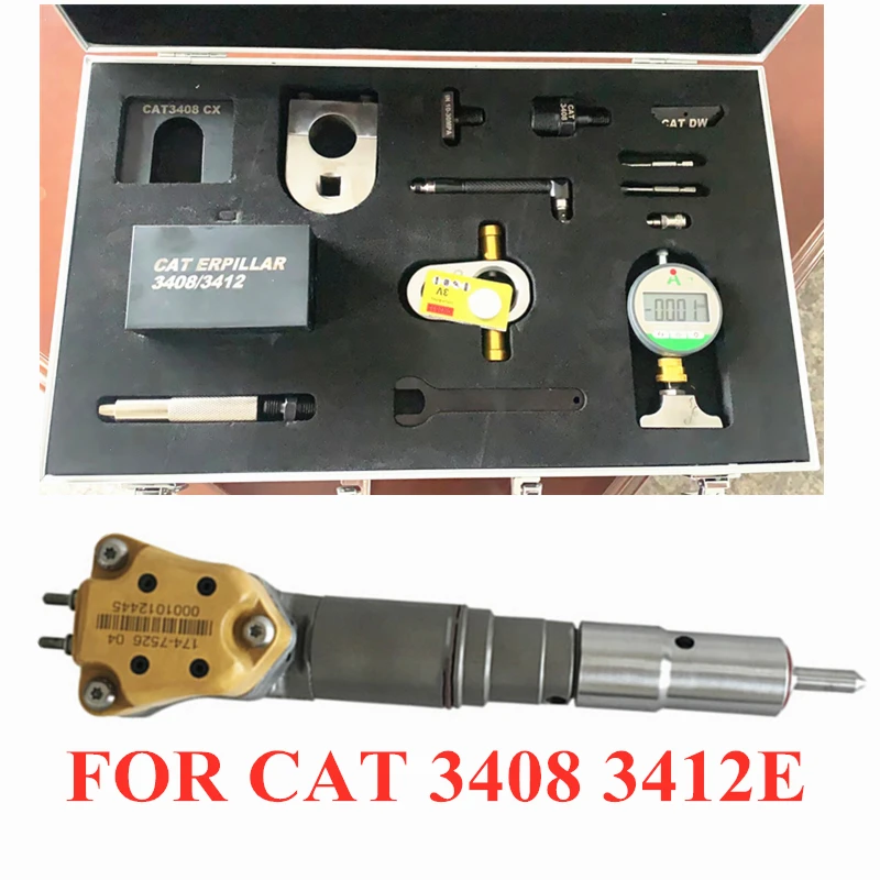 

For Cat 3408 3412e Diesel Common Rail Injector Clamp Disassmeble Solenoid Valve Measuring Tool Set