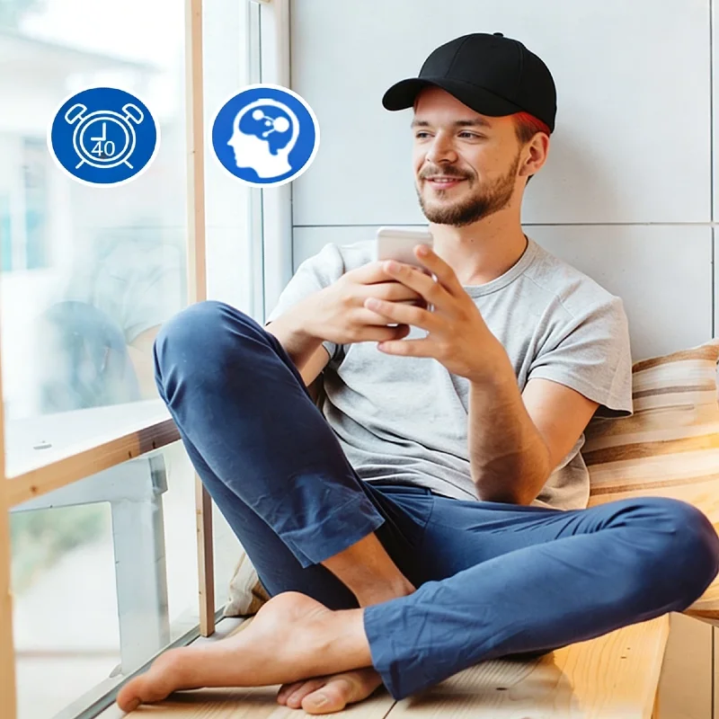 

Лазерная шапка для волос LLLT 650 нм с красным светом, 96 диодов, терапевтический прибор для предотвращения выпадения волос и ухода за воспаленной кожей головы, для домашнего использования