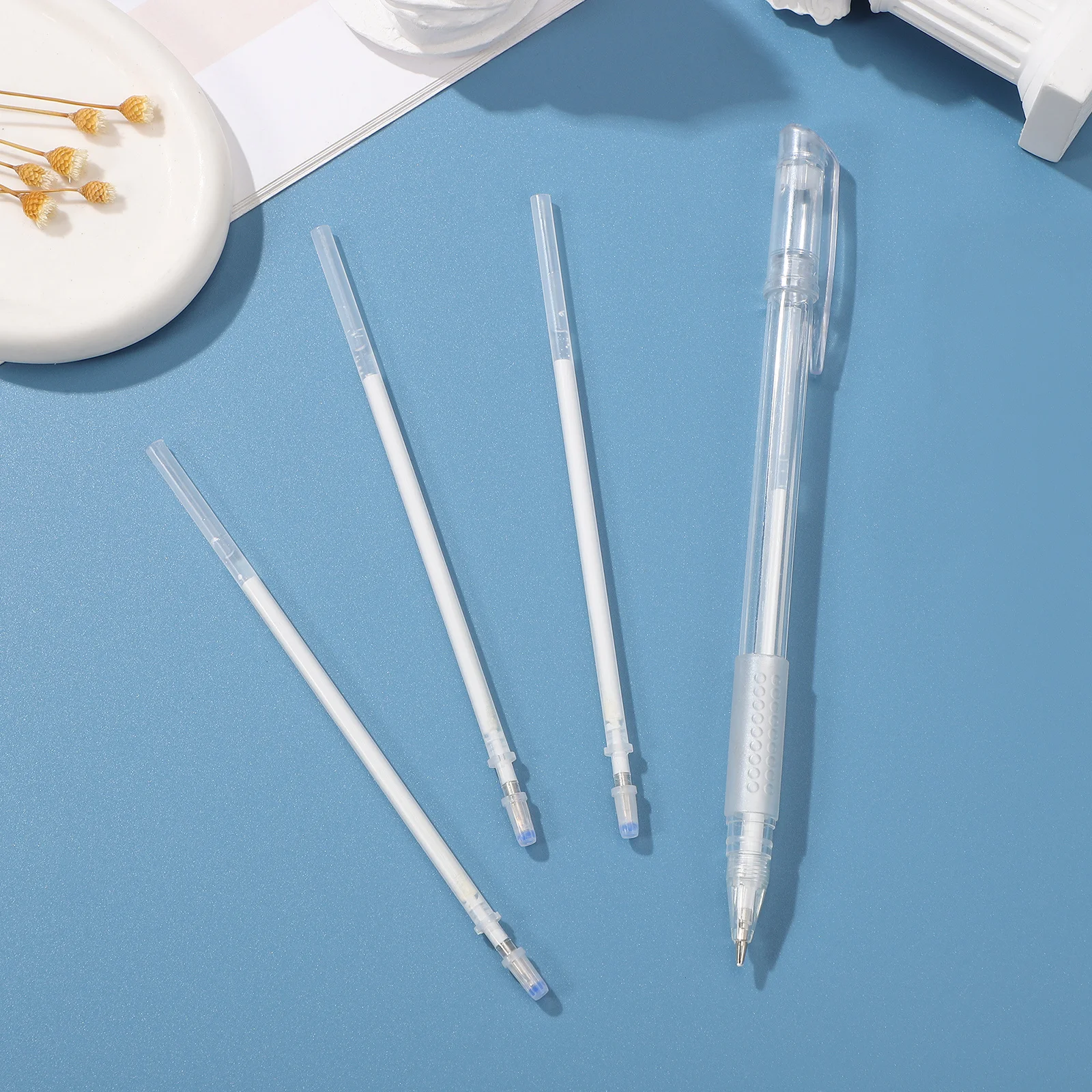 

1Set Makeup Position Mapping Pen Transparent Body Eyebrow Tattooing Tool Portable Skin Marking Pen Embroidered Eyebrow Makeup