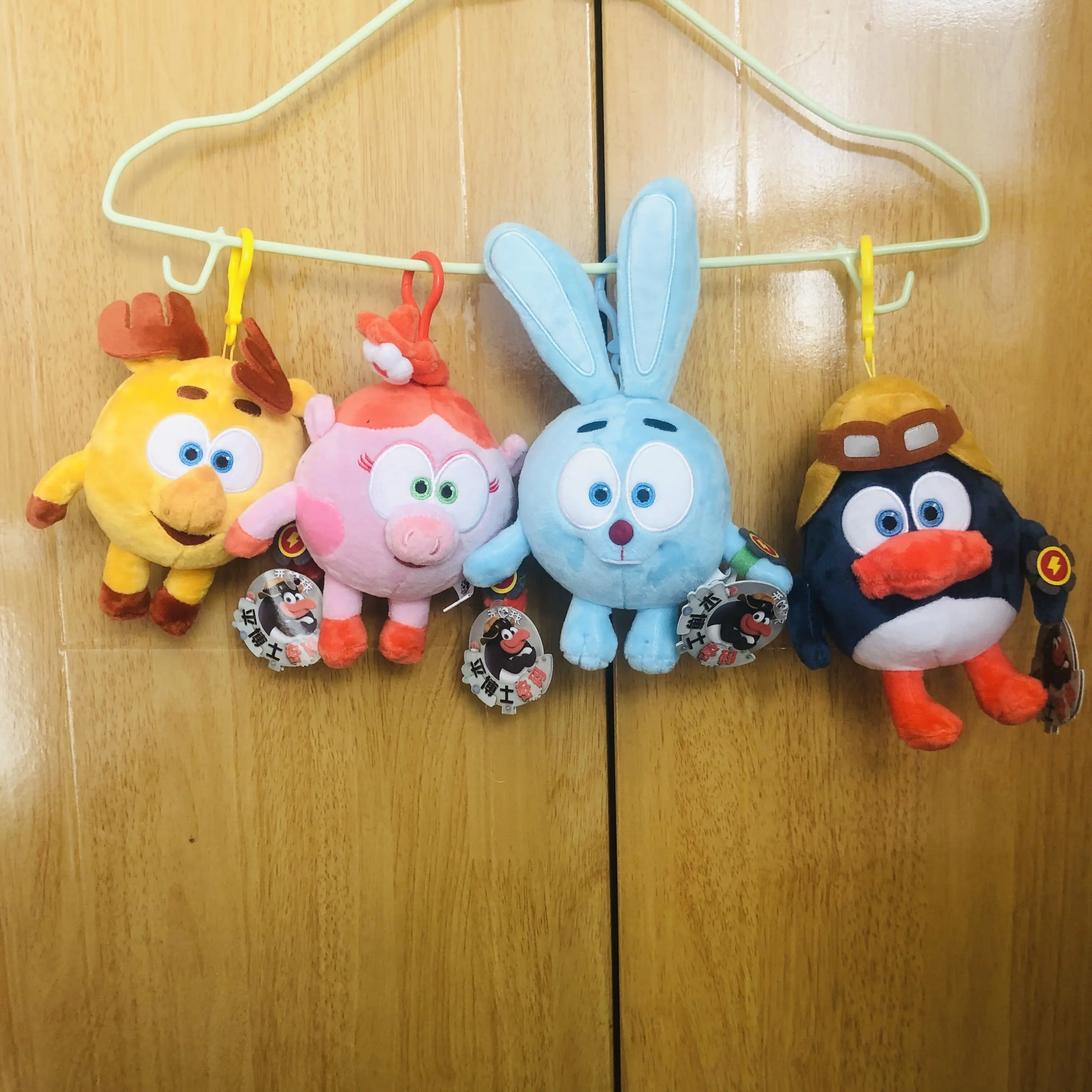 All new Original cartoon Happy ball Pincode Smesharik Gogoriki Krosh Rosa Dokko Losyash Otto Gogoriki Kikori Plush Stuffed Toys