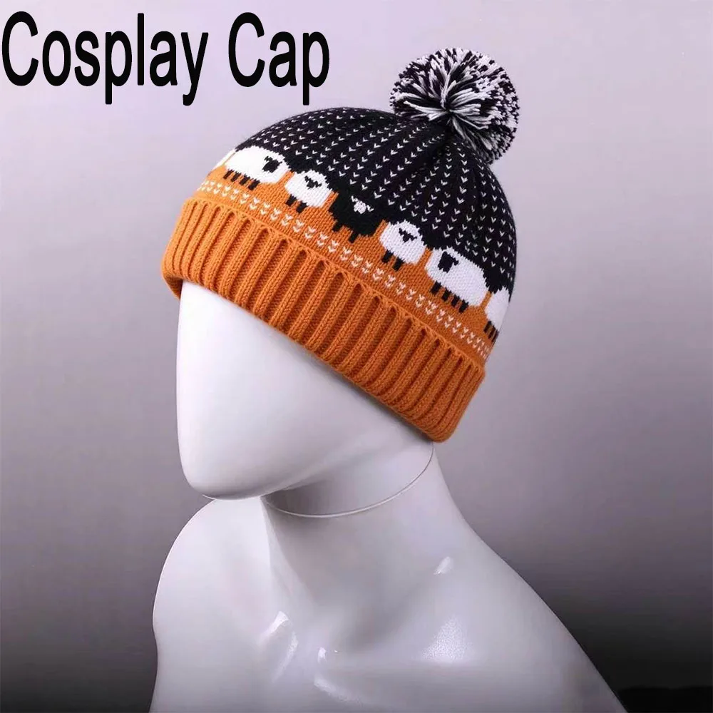 Movie Resident Evil Bryan Hodukavich Cosplay Knitted Hat Pompom Cap Halloween Party For Women Men Carnival Party Play Game Props