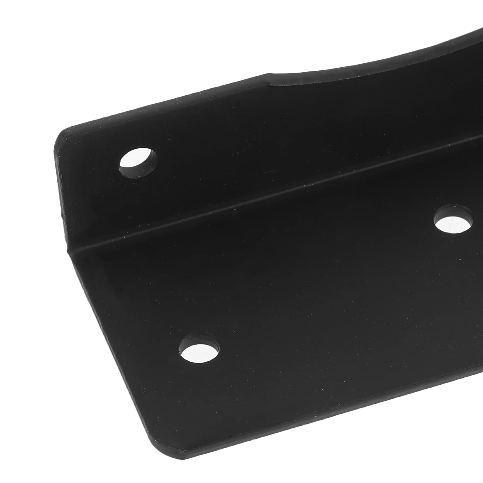 

2pcs Heavy Duty Brackets Wall Mounted Fixed Laminate Rolled Steel Triangular Design For Bookshelf Kitchen Shelf