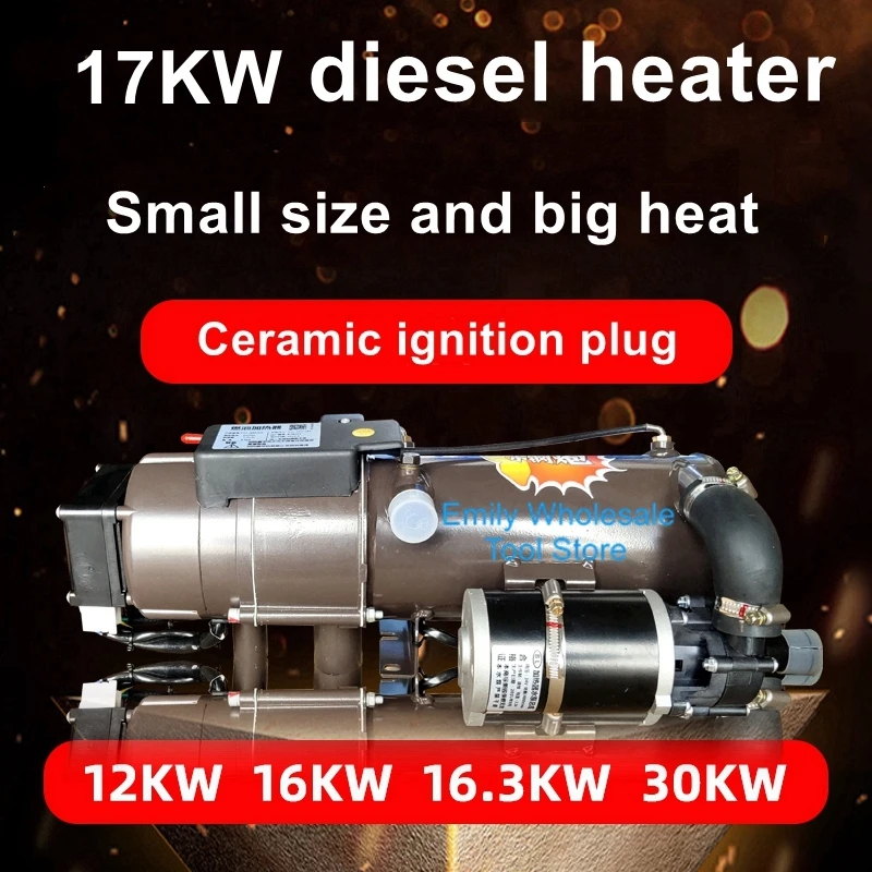 Car diesel heating boiler fuel oil 12KW 16KW 17KW 12v24v vehicle diesel truck engine preheater