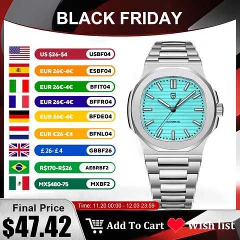 2025 New PAGANI DESIGN 40MM Men's Watches Luxury Automatic Watch For Men Mechanical Wristwatches Sapphire Mirror Men Gift Clock