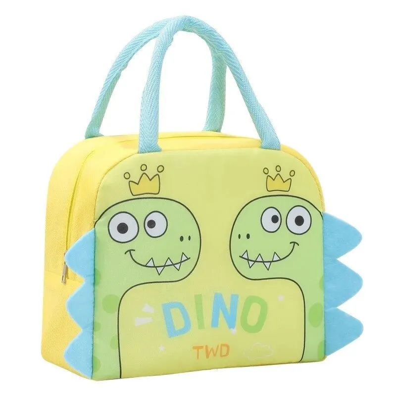 Dinosaur Outdoor Picnic Portable Portable Lunch Bag with Rice Insulated Lunch Box Bag