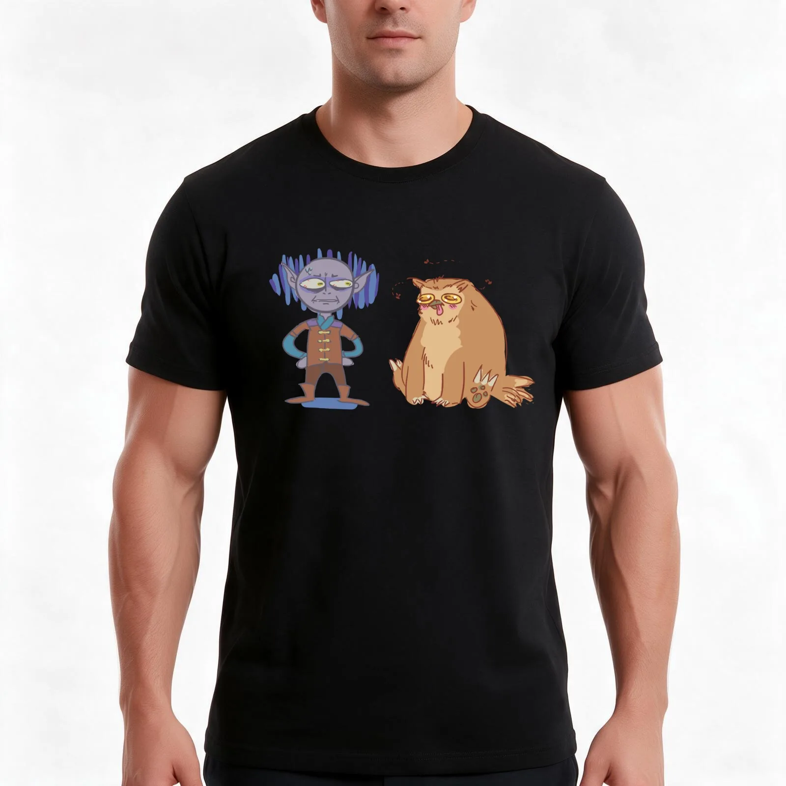 barcus is lunch T-Shirt, Summer Casual Cotton Tee, Oversized Streetwear Tops, Vintage Graphic Print, Loose Fit Short Sleeve